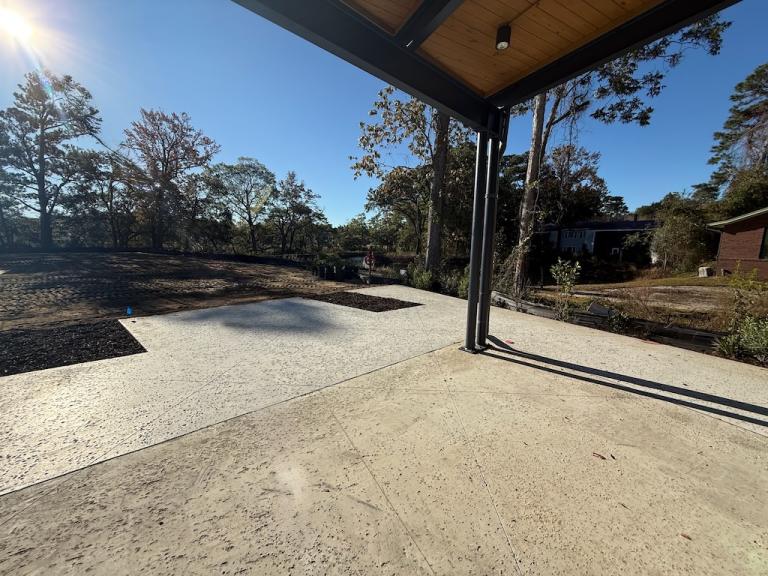 November 2025 - View from Patio to Shem Creek