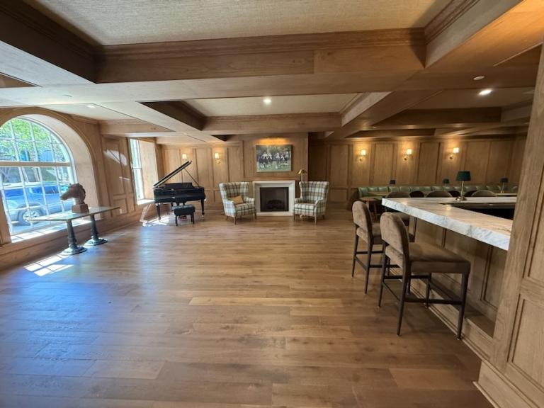 Completed Bar Area from Lobby